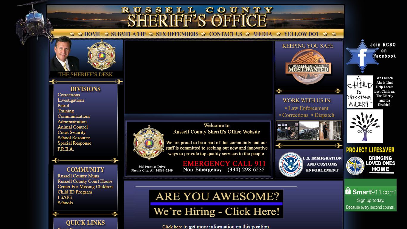 Welcome to RCSO Website